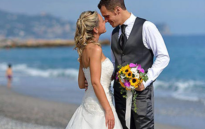 Getting married on the beach in Liguria