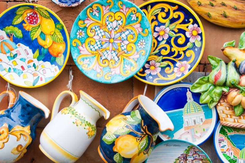 Matrimonio in Costiera Amalfitana - ceramiche Vietri