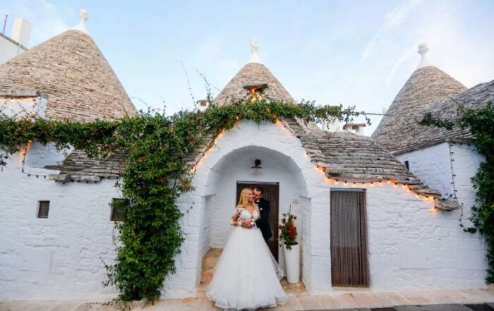 Mariage trulli dans les Pouilles