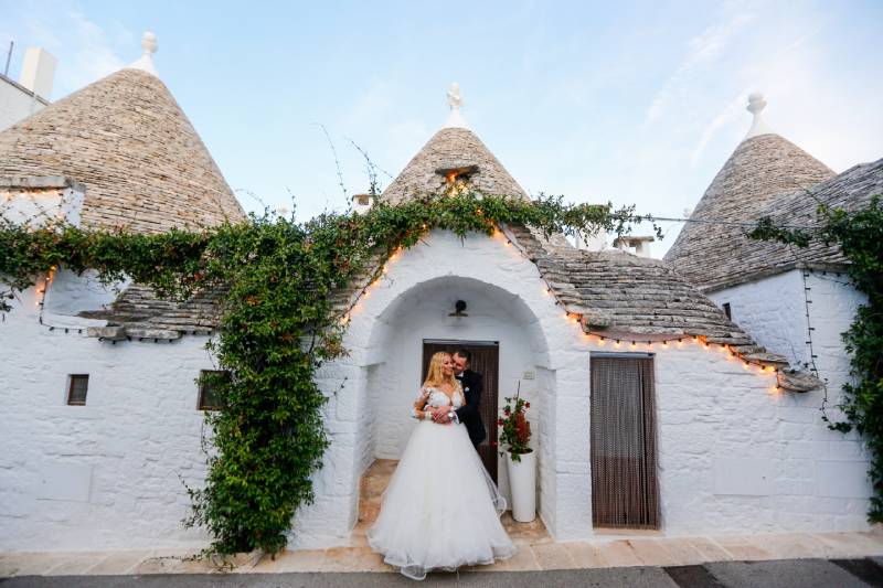 Mariage trulli dans les Pouilles